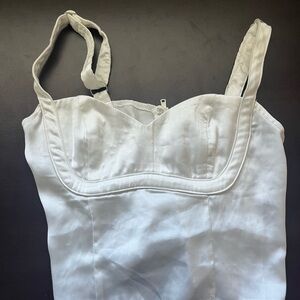 Princess Polly White Sleeveless Top